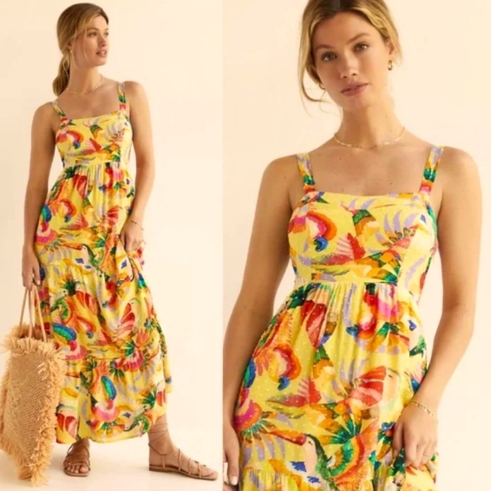 Anthropologie Farm Rio Tropical Maxi M